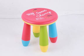 Taburete Infantil CHIPOLINO Para Niños Cherry Pink