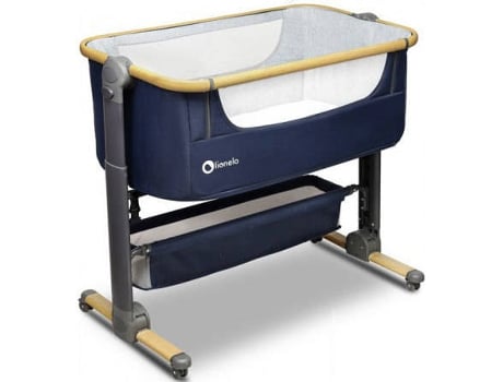 Cuna Colecho LIONELO Timon 3 in 1 Blue Navy (96 x 54 x 66-84 cm)