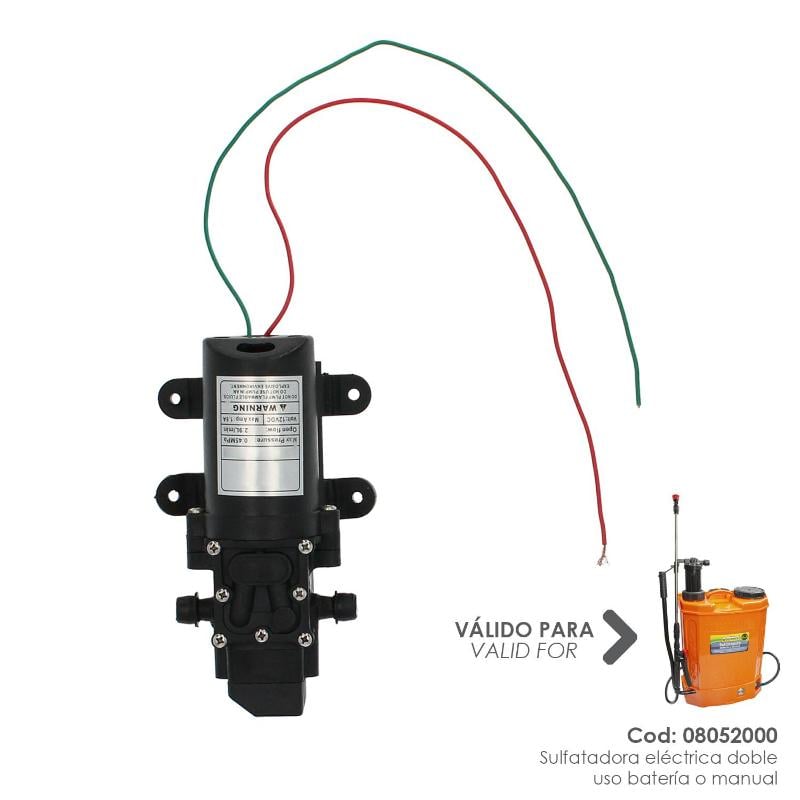 Motor Para Sulfatadora 08052000 electrica bateria 12 8