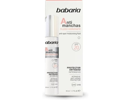 Fluido Hidratante BABARIA Antimanchas (50 ml)