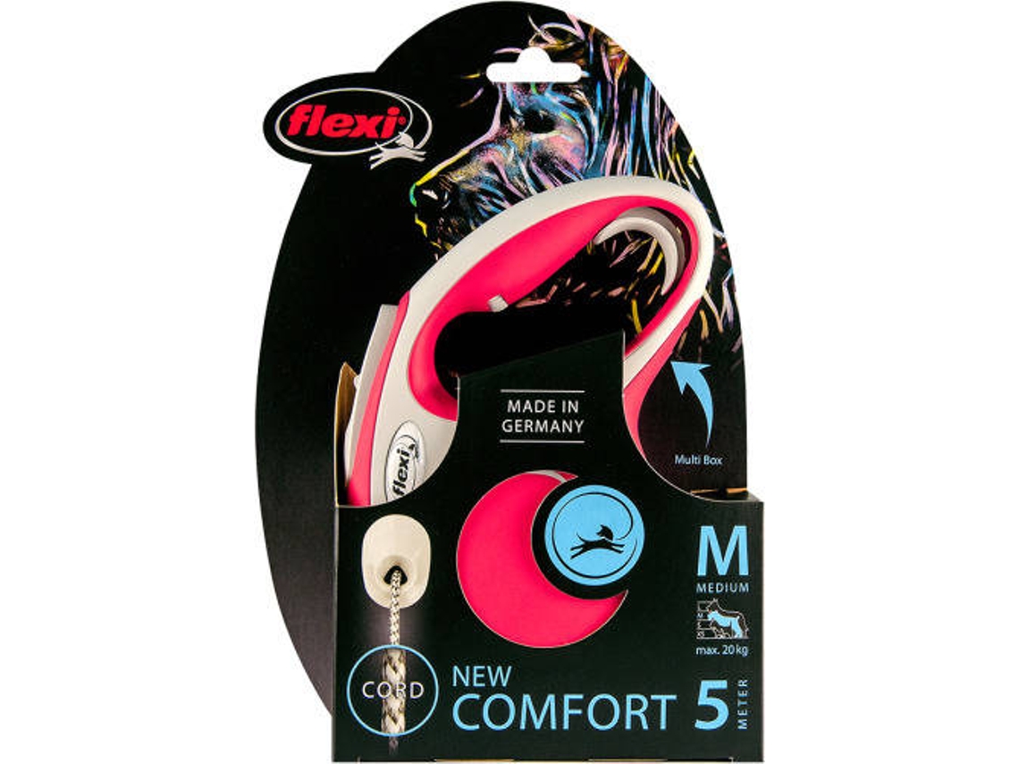 Correa New Comfort M Cordón 8M para perros Flexi