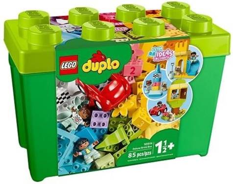 LEGO Duplo: Caja de piezas de lujo - 10914 (Edad Mínima: 1,5 - 85 Piezas)