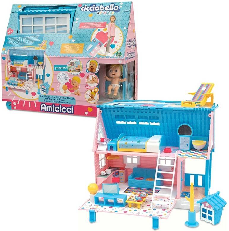 MuÃÂÃÂÃÂÃÂ±eca FAMOSA Amicicci Playset The House (Edad MÃÂÃÂÃÂÃÂ­nima: 3 AÃÂÃÂÃÂÃÂ±os)