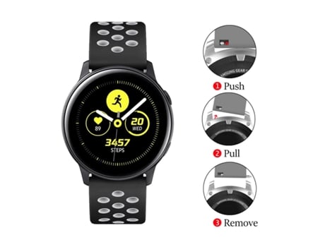 Pulsera Deportiva GIFT4ME para Xiaomi Watch S3 Esim Negro / Gris