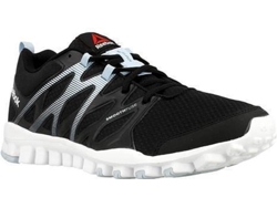 Zapatillas REEBOK Realflex Train 40 Mujer (35.5 - Negro y Gris)