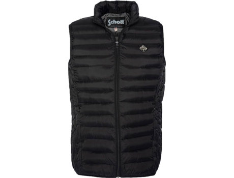 Chaleco SCHOTT Nylon Hombre (S - Negro)