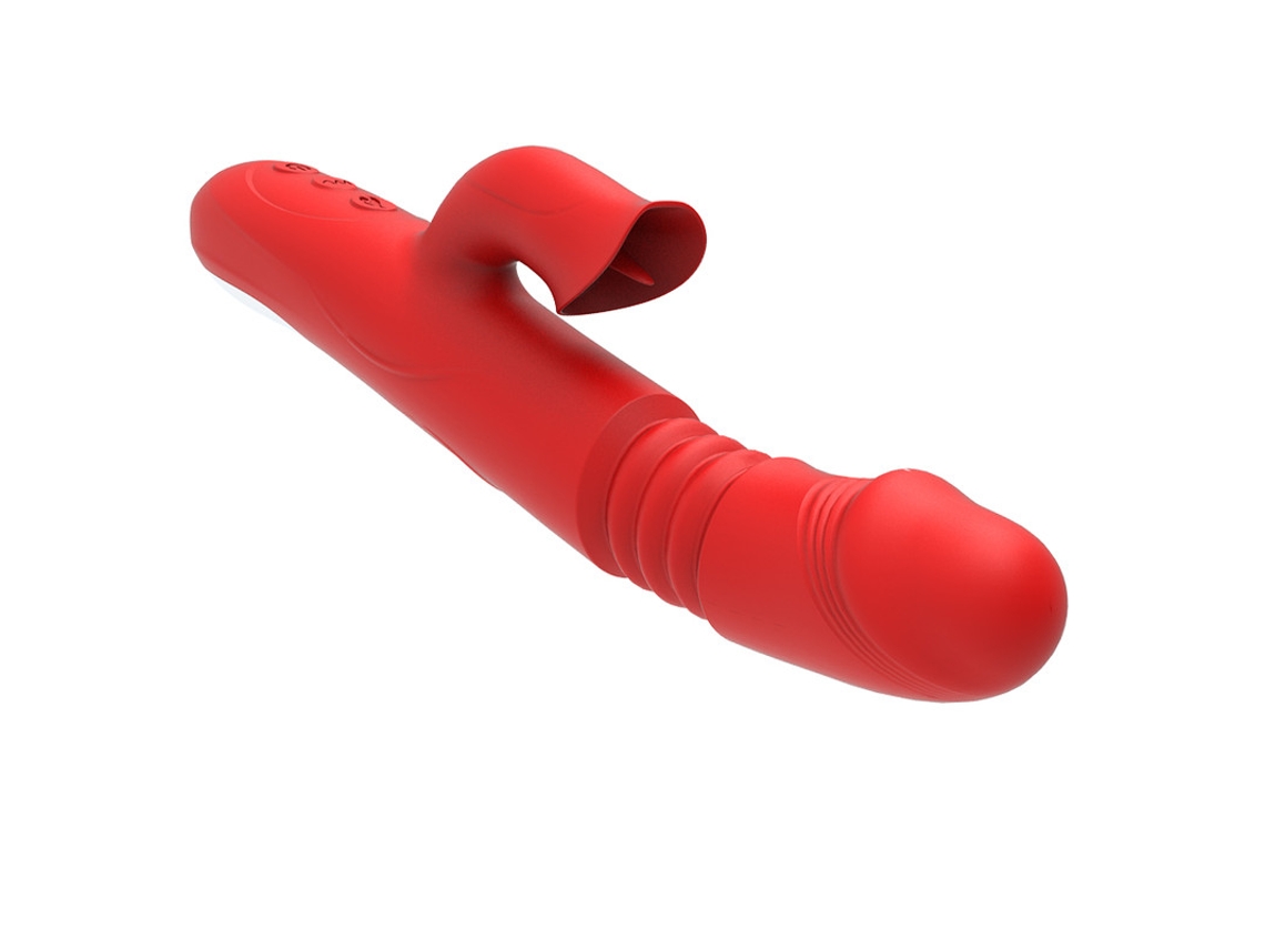 Vibrador de calefacción Columpio de clítoris Estimulador telescópico Juguetes  sexuales femeninos (Rojo) ENZONS | Worten.es