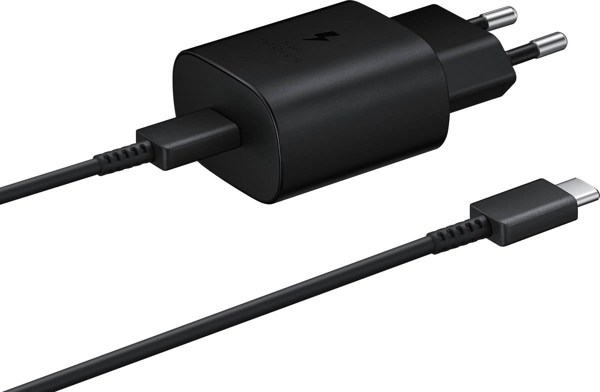 Cargador Adaptador SAMSUNG EP-TA800XBEGWW (USB-C - USB-C - Negro)