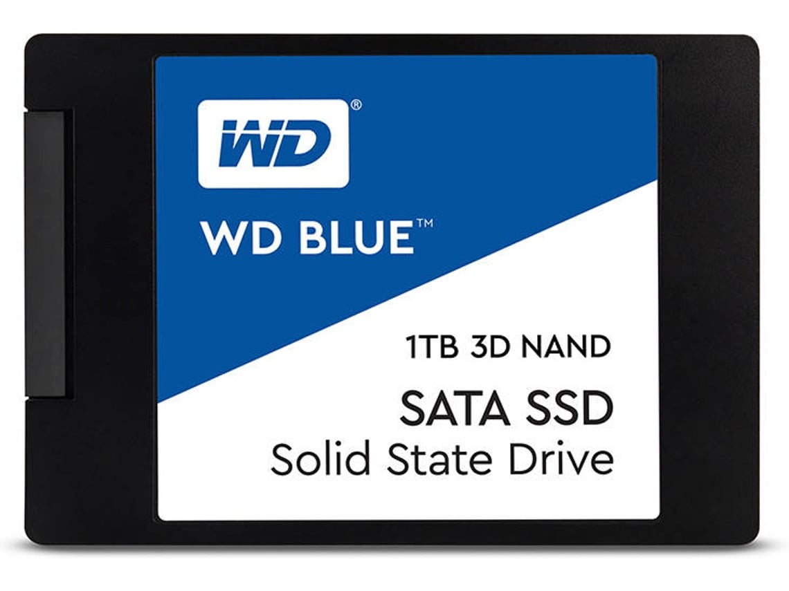 Disco SSD Interno WESTERN DIGITAL Blue Sata 3D Nand (1 TB - SATA - 560 MB/s)