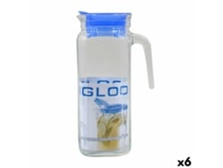 Jarra BORGONOVO Igloo (Azul - Transparente - Vidrio - 1,2 L)