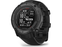 Smartwatch GARMIN Instinct 2X Tactical Edition (Bluetooth - Hasta 40 días de autonomía con energía solar - Negro)