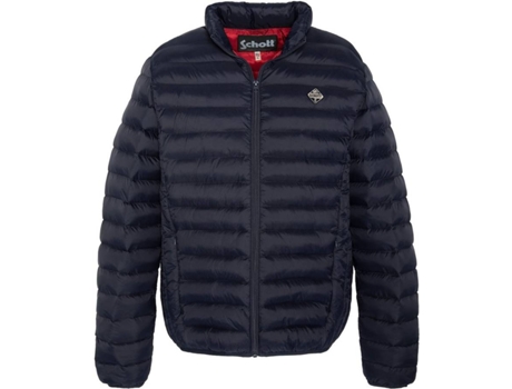 Abrigo SCHOTT Nylon Hombre (M - Azul)