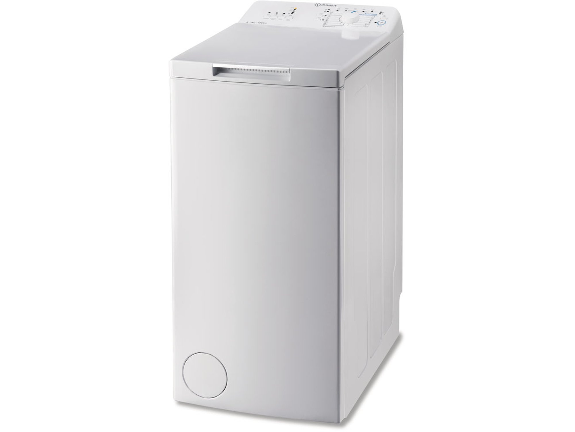 Lavadora INDESIT BTW A61052 (6 kg - 1000 rpm - Blanco)