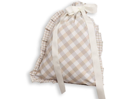 Bolso ORIGINALBABY Cuadros Beige (26 x 2 x 24 cm)