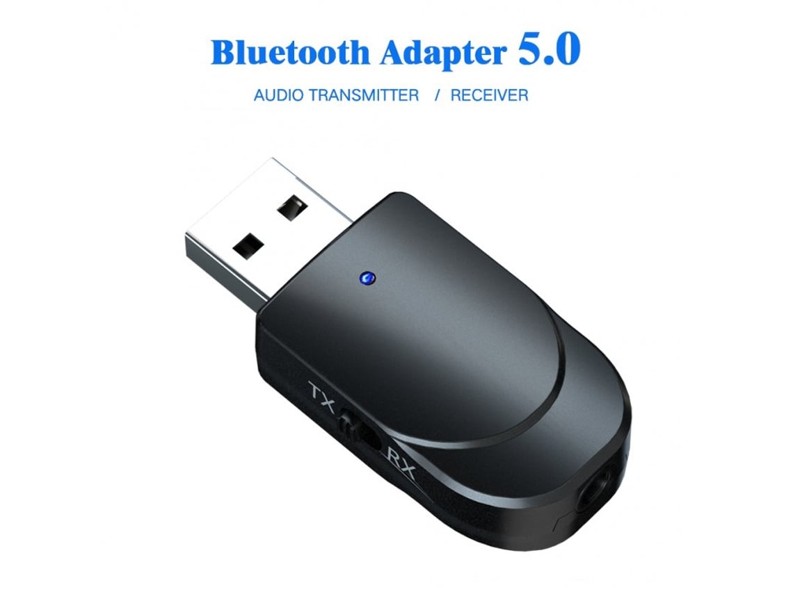 Receptor de audio USB Bluetooth 5.0, Adaptador de audio de 3.5 mm