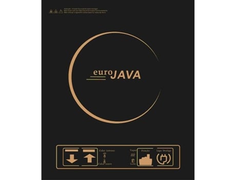 Placa de Inducción EUROJAVA 2000B (Eléctrica - 28 cm - Negro)