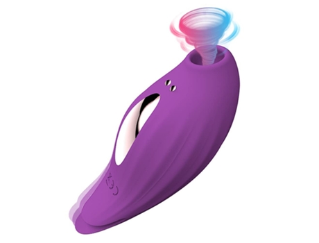 Vibrador de masaje de succión multifrecuencia 2 en 1 para mujer (rojo rosa) VEANXIN