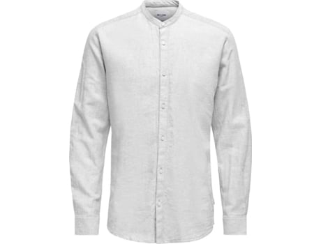 Camisa ONLY & SONS Algodón Hombre (XXL - Blanco)