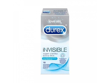 Durex condón invisible para más proximidad 10 PC delgados