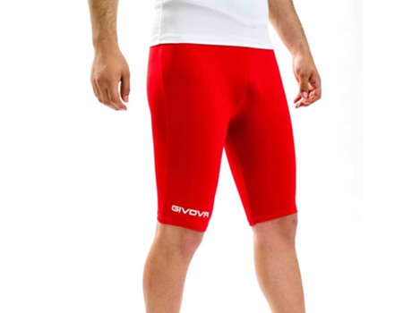 Ropa interior para Hombre GIVOVA Térmicos Skin Rojo para Fútbol (M)