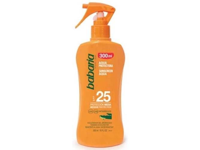 Protector Solar BABARIA Aloe SPF 25 (300 ml)