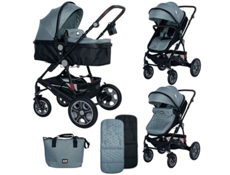 Carrito dúo convertible LORA hasta 15 Kg de LORELLI artic blue