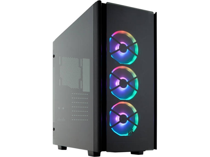 Caja PC CORSAIR 500D RGB SE Premium (ATX Mid Tower - Negro)