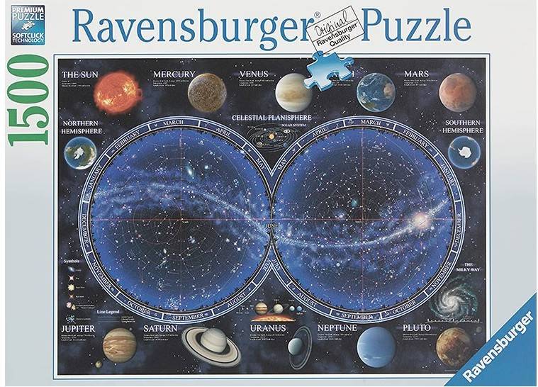 Puzzle RAVENSBURGUER Planisferio Celeste (1500 Piezas)