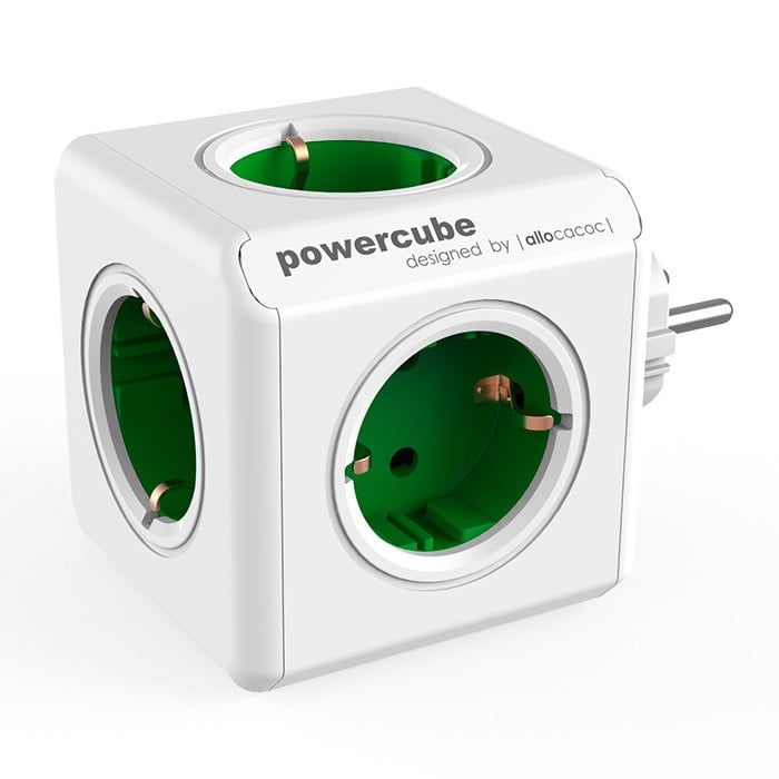 PowerCube ALLOCACOC Original verde (Europa - 250V)