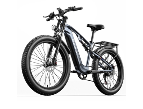 Bicicleta de montaña eléctrica Shengmilo, batería de 840 WH, 7 velocidades