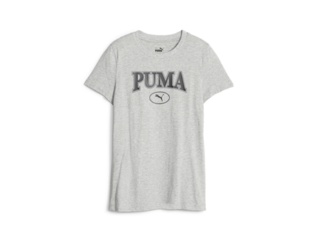 Camiseta de Niña PUMA Squad Graphic Gris (11/12 años)