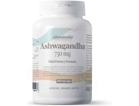 Complemento Alimentar VITAMINALIA Ashwagandha (180 veg caps)