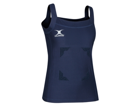 Top de Mujer para Rugby GILBERT Azul (2XS)