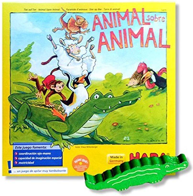 Juegos de Mesa OTC Haba Animal Sobre Animal - Esp (Edad Mínima: 4)