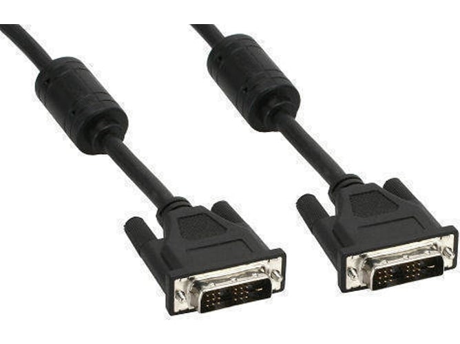 Cable INLINE (DVI - 5 m - Negro)