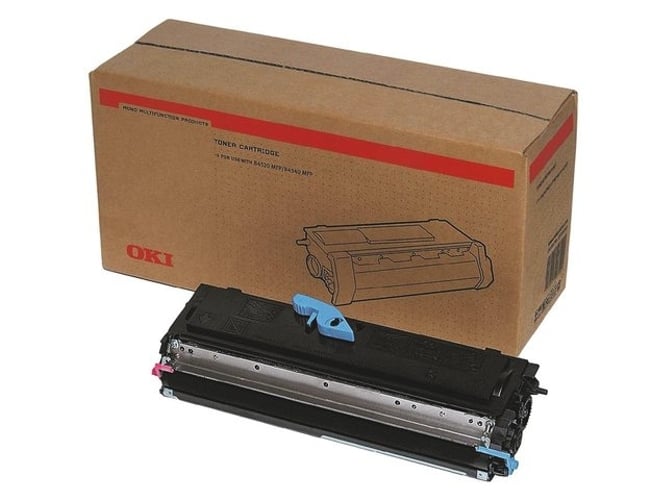 Cartucho de Tóner OKI 09004168 6000Pág. Negro para B4520 MFP, 4525 MFP, 4540 MFP, 4545 MFP