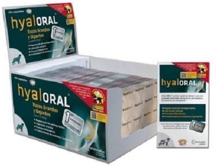 Complemento Alimenticio para Perros PHARMADIET Hyaloral (360 Tabletas - Razas Grandes)