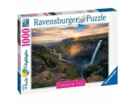 Puzzle RAVENSBURGER Iceland: Kirkjuffellsfoss (Edad Mínima Recomendada: 14 años - 1000 Piezas)