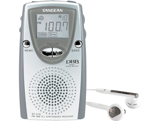 Sangean Dt 250 - Radio Transistor Digital Bolsillo Portátil Con Altavoz  Incorporado, Sintonizador Pll (am - Fm) Memoria, Auriculares con Ofertas en  Carrefour