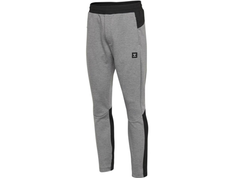 Pantalones para Hombre HUMMEL Slim Tropper Gris para Fitness (S)