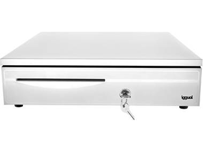 Iggual Igg315767 Electronic cash drawer white 420 mm 12 v 405 100 iron3w cajon portamonedas rj11 blanco con 5