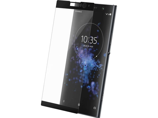 Protector de Cristal Templado AVIZAR Sony Xperia XA2 Plus Negro