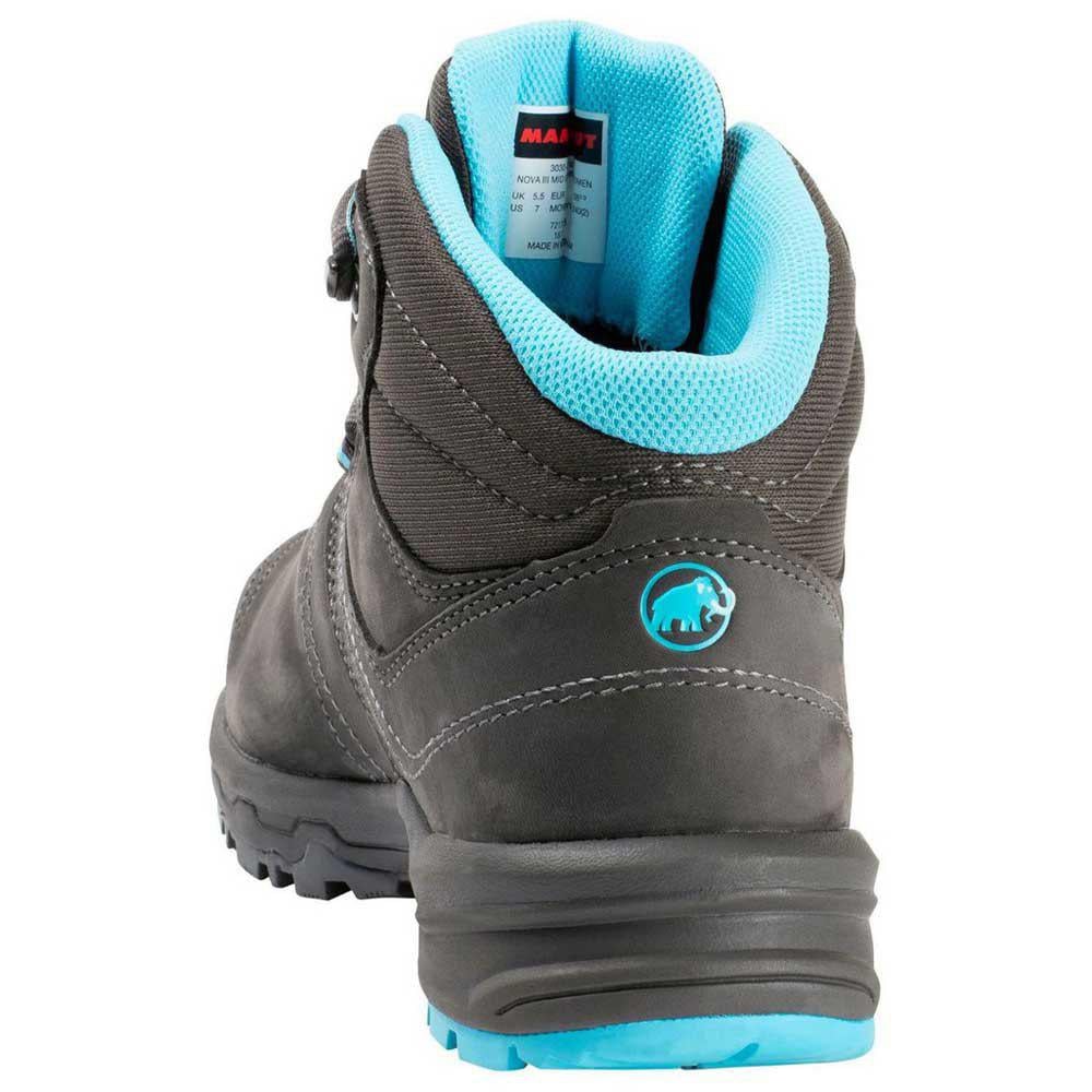 Botas para Mujer MAMMUT Nova Iii Mid Goretex Negro para Montaña (EU 37 1 / 3)