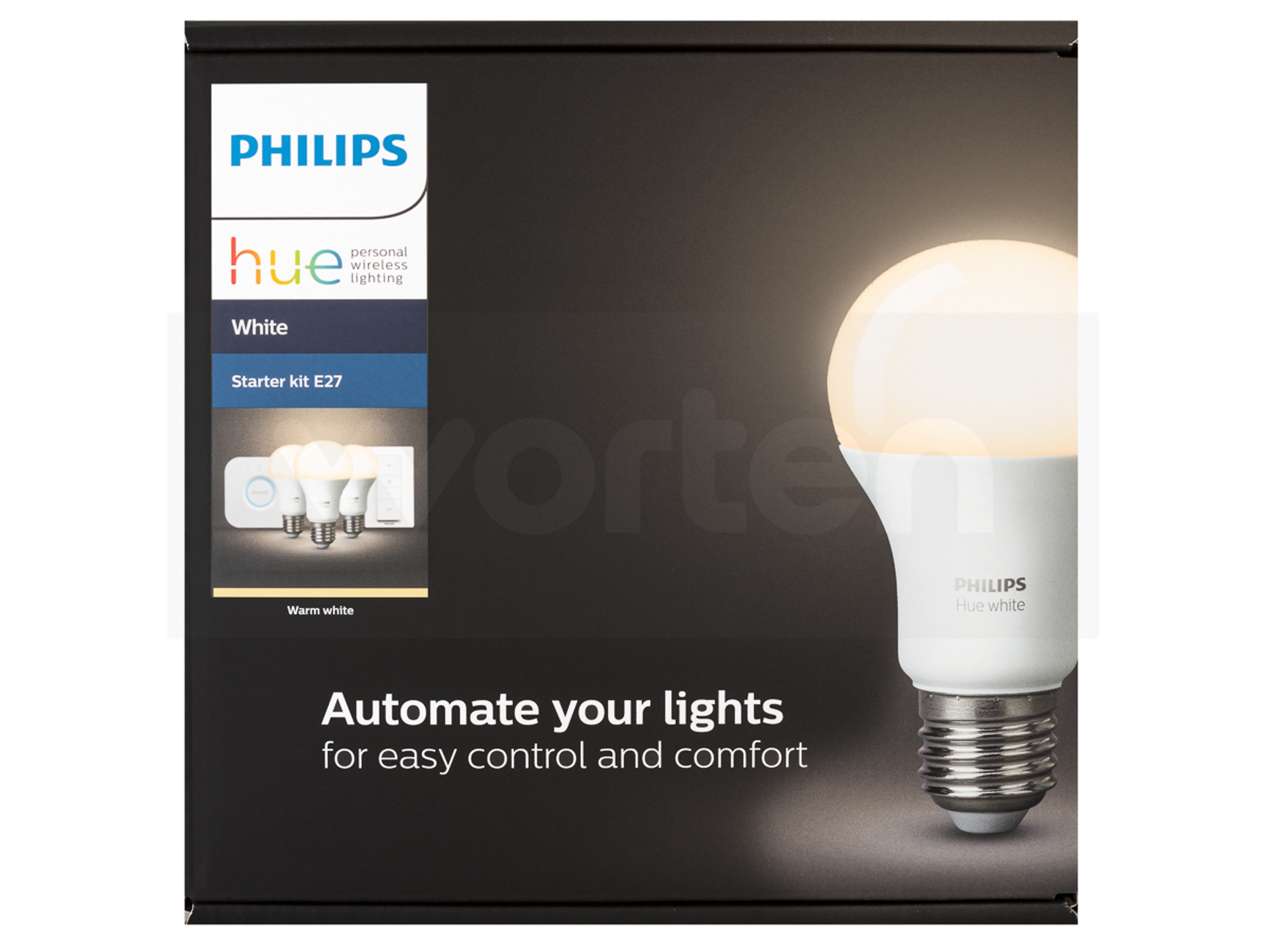 Kit inicio bombillas inteligentes Philips E27 y regulador
