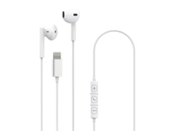 Auriculares Lightning Alámbrico CELLY Blanco