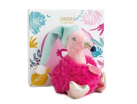 Peluche DOUDOU ET COMPAGNIE (Polyester - Rosa - 14 x 10 x 6 cm)