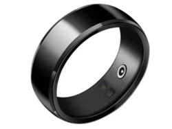 Anillo inteligente Chronus Frecuencia cardíaca Oxígeno en sangre Monitoreo del sueño Anillo Bluetooth impermeable (Negro 20#) BISBISOUS