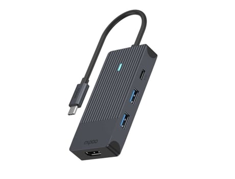 Adaptador RAPOO Ucm-2001 Multiport 4 en 1 USB-C 217688