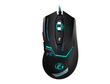 Ratón Gaming NORTHIX Svart (1200 dpi - Negro)