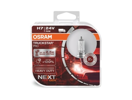 Kit 2 Lámparas H7 24V70W Truckstar® Pro Hcb OSRAM